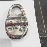 blocca manubrio cromato motom