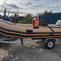 Carrello omologato più gommone