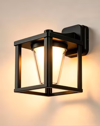 Coppia di applique lampada da parete per esterni