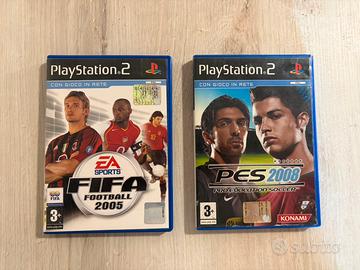Giochi PS2: FIFA 2005 + PES 2008