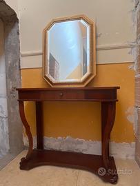 Consolle con specchio