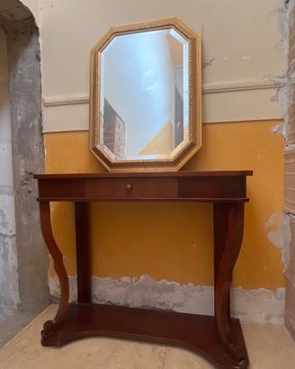 Consolle con specchio