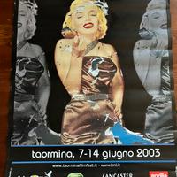 Manifesto Marilyn Monroe Filmfestival Taormina