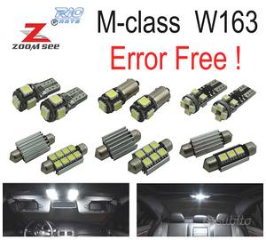 KIT 18 LAMPADE LED INTERNE MERCEDES CLASSE M W164 