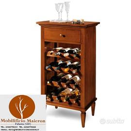 Mobili Rustici Arte Povera Portabottiglie 0480