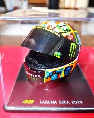 Casco Valentino Rossi Laguna Seca 2010 scala 1:5