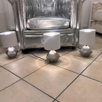 Trio lampade Set Home Decor di Lusso.