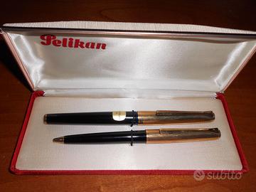 Stilografica Pelikan EF + Penna a sfera