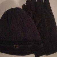 berretto Blauer e guanti uomo taglia L