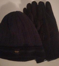 berretto Blauer e guanti uomo taglia L