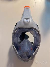 Maschera Easybreath Tribord Decathlon boccaglio
