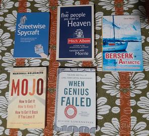 libri in inglese vari 
