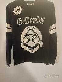 Maglia maniche lunghe Super Mario tg 10/11 anni-M