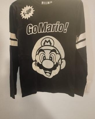 Maglia maniche lunghe Super Mario tg 10/11 anni-M
