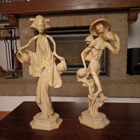 Coppia statue orientali Anni 60