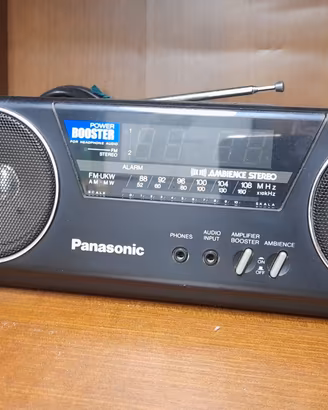 Panasonic RC-644 Radiosveglia Vintage 80s Ambience