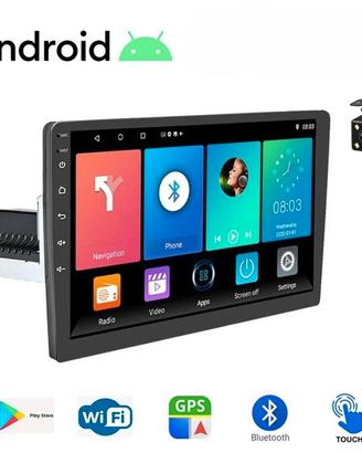 AUTORADIO 1 DIN ANDROID BLUETOOTH CON SCHERMO DA 9