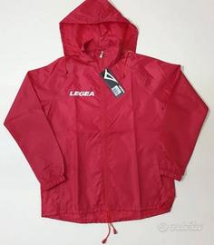 Lotto 13 kway della Legea rossi taglia S adulto
