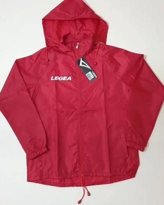 Lotto 13 kway della Legea rossi taglia S adulto