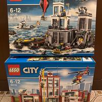 Lego caserma pompieri  60110 e polizia 60130