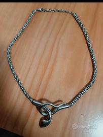 Collana Breil Cobra acciaio 