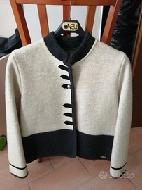 Giacca in lana cotta