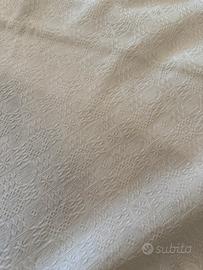 Copriletto matrimoniale cotone piquet a jacquard