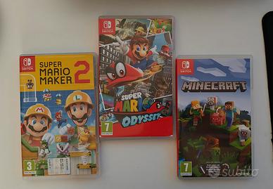 3 giochi Nintendo Switch