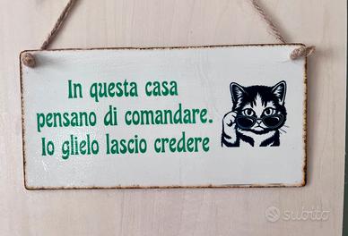 Targhetta fuori porta