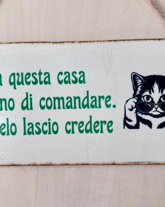Targhetta fuori porta