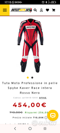 Tuta Spike taglia 52