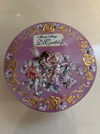 Scatola di latta tonda M.A. DiCosta