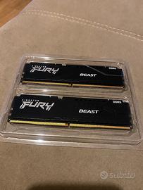 Kingston Fury Beast DDR5 16GB (2x8GB) 6000MHz