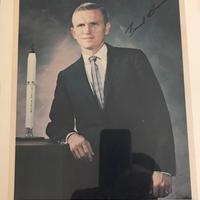 Foto con autografo originale Astronauta Frank Borm