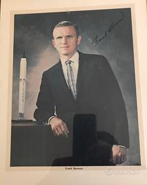 Foto con autografo originale Astronauta Frank Borm