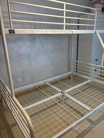 Struttura Letto a castello in metallo IKEA