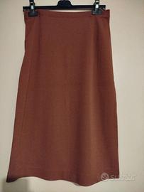 Gonna Missoni ruggine con elastico in vita