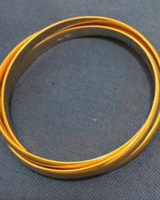 Braccialetto tre ori 18 kt