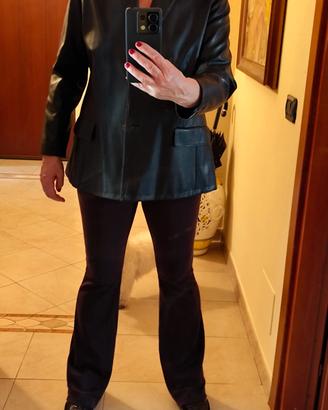 blazer di  eco pelle Luisa Viola 