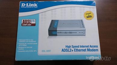 Modem D-Link DSL 320T - ADSL2+ Eternet Modem