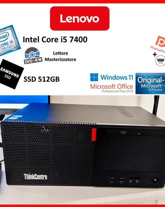 PC Lenovo i5 7400 / 12GB ram / 512GB ssd