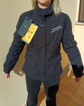 Nuova Giacca Moto donna Spidi Nero XS