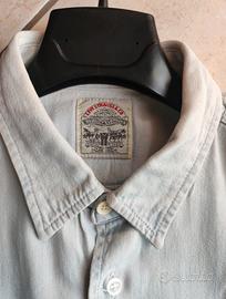 Camicia denim uomo vintage