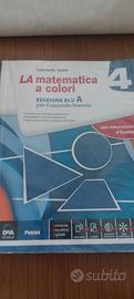 La matematica a colori 4 Edizione Blu A