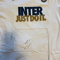 T-shirt Nike Inter autografata