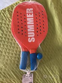 Racchette da mare con pallina