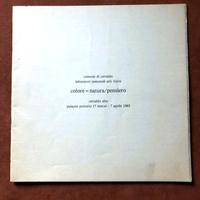 Colore = natura/pensiero - mostra 1985