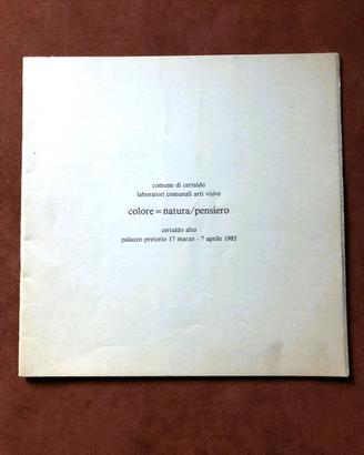 Colore = natura/pensiero - mostra 1985