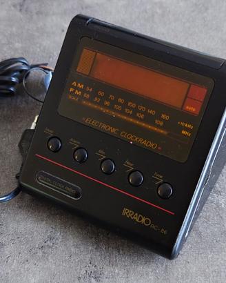 Irradio RC-86 radiosveglia vintage anni 80