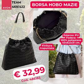 Borsa Hobo Nera